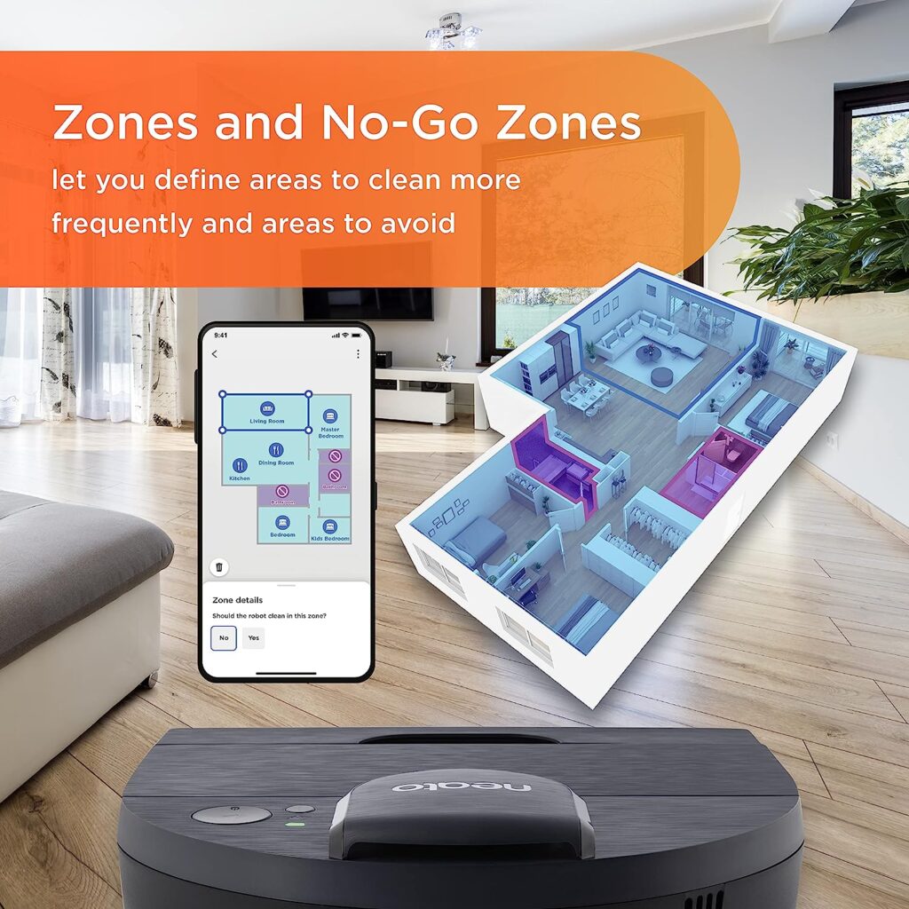 Neato D8 Robot Vacuum Review: Smart and Affordable Neato D8 Robot Vacuum Mapping No Go