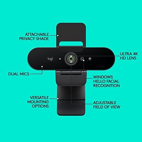 Logitech Brio 4K Webcam Specs