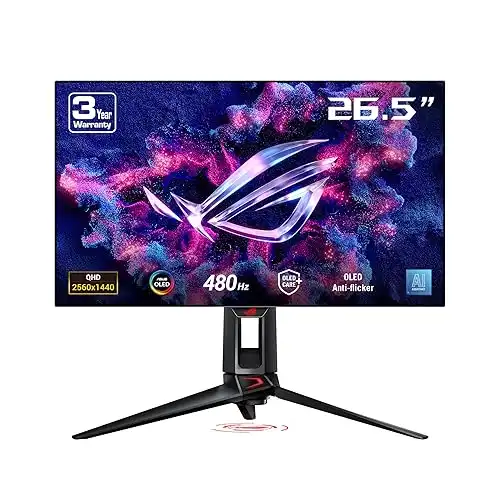 ASUS ROG Swift OLED 27 1440P Gaming Monitor